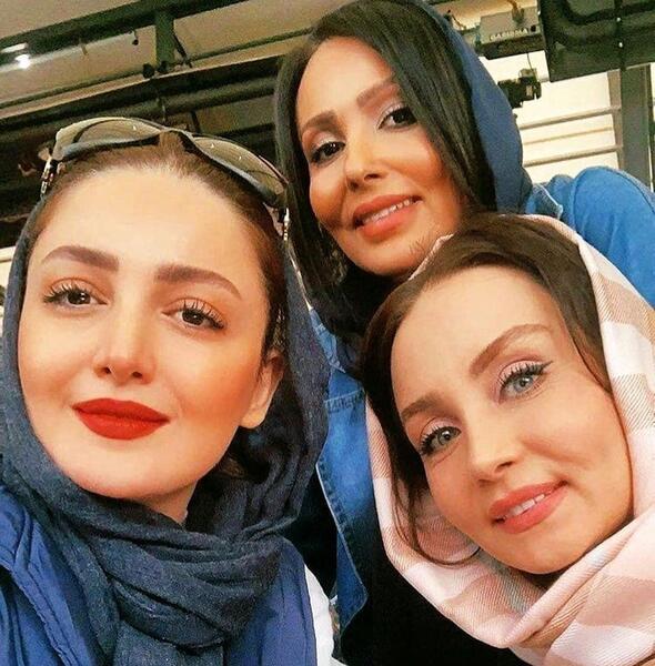 عکس بی حجابی حدیث فولادوند