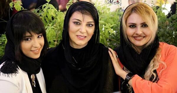 عکس حمیرا ریاضی با دخترش