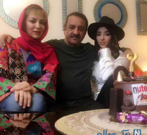 عکس حمیرا ریاضی با دخترش