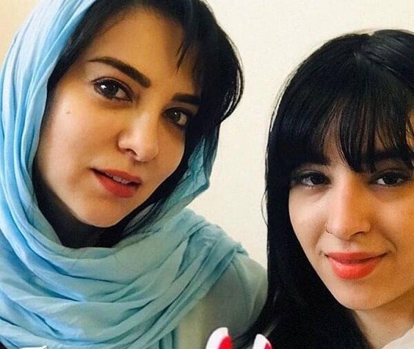 عکس حمیرا ریاضی با دخترش
