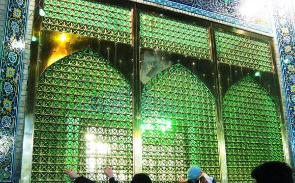 عکس حرم امام رضا پنجره فولاد