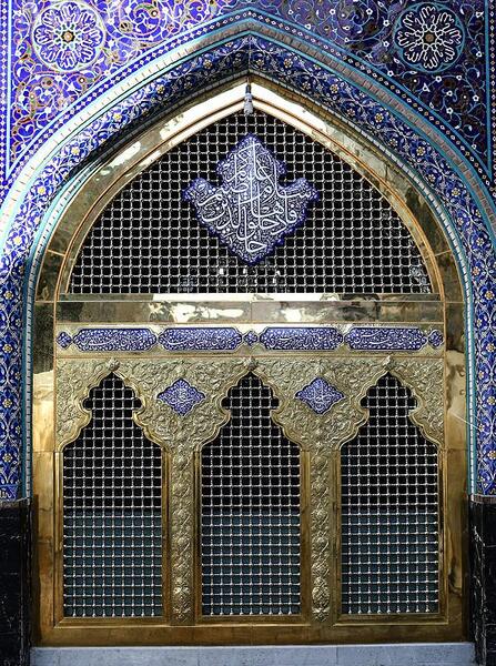 عکس حرم امام رضا پنجره فولاد