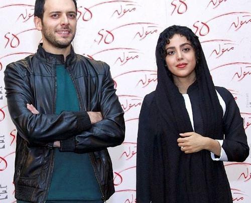عکس از پدرام شریفی و همسرش
