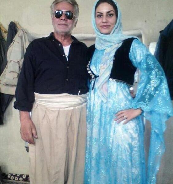 عکس بهروز وثوق با همسرش
