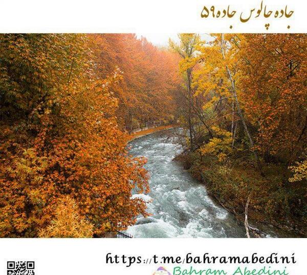 عکس پاییز چالوس