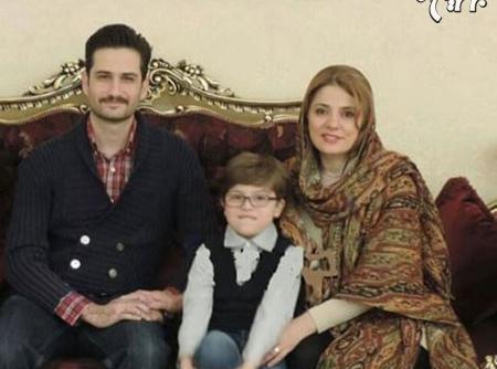 عکس رضا شفیعی جم وهمسرش وفرزندش