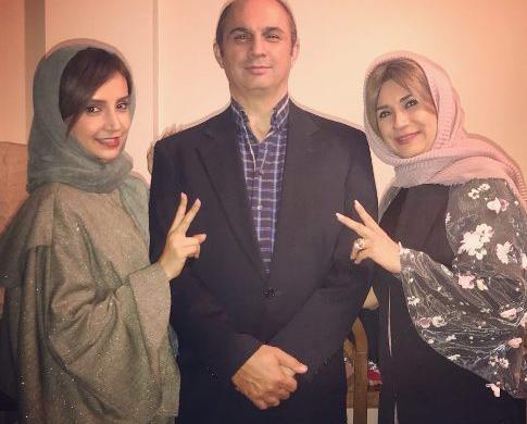 عکس شبنم قلی خانی خواهرش