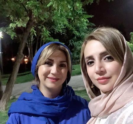 عکس شبنم قلی خانی خواهرش