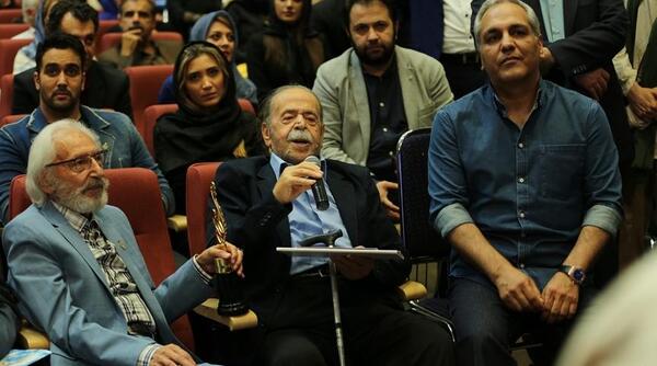 عکس امین حیایی در جشن حافظ