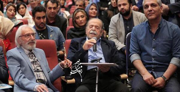 عکس امین حیایی در جشن حافظ