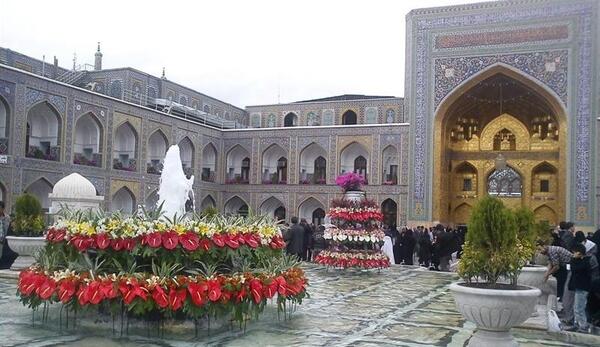 عکسهای صحن حرم امام رضا