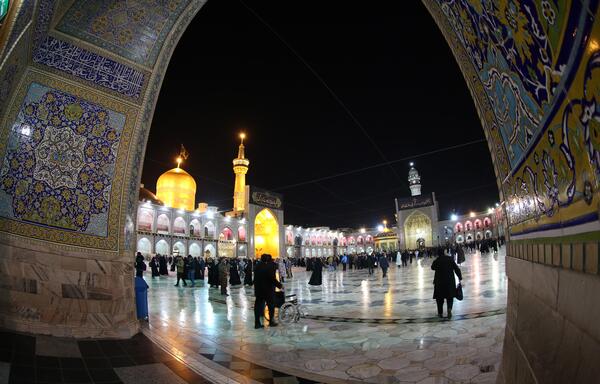 عکسهای صحن حرم امام رضا