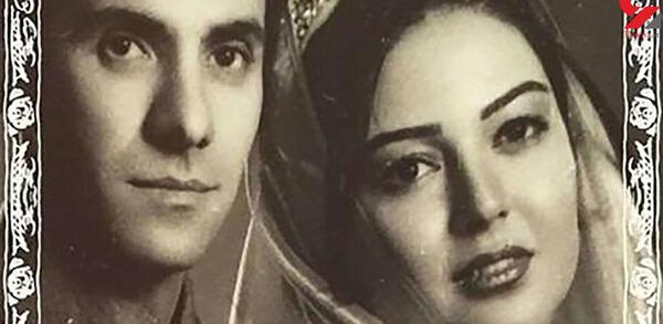 عکس از رزیتا غفاری و همسرش