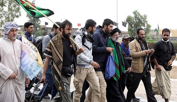 عکس اربعین رئیسی