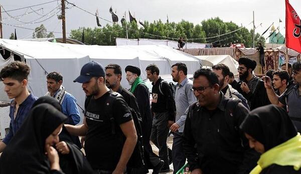عکس اربعین رئیسی