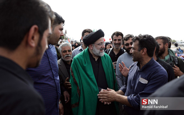 عکس اربعین رئیسی
