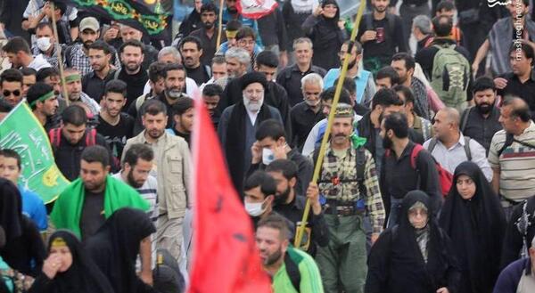 عکس اربعین رئیسی