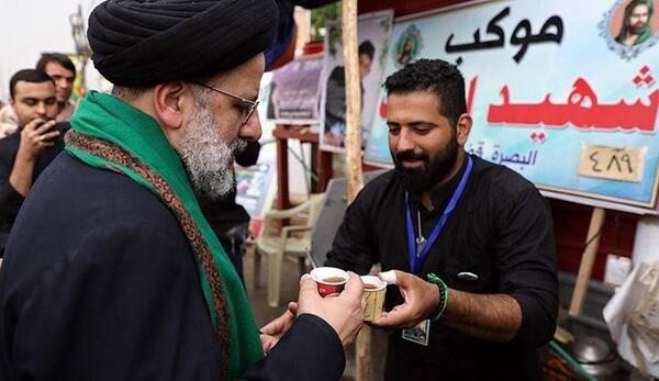 عکس اربعین رئیسی