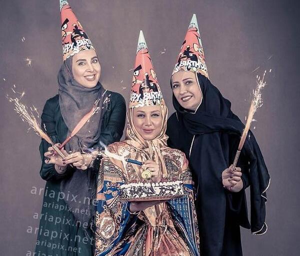 عکس تولد بهنوش بختیاری