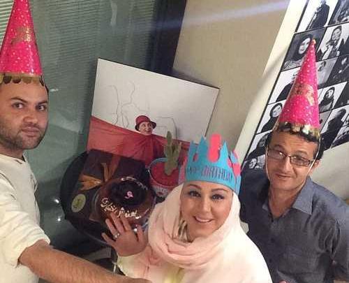 عکس تولد بهنوش بختیاری