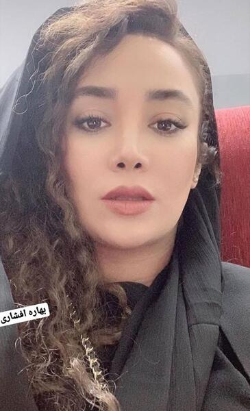 عکس صورت بهاره افشاری