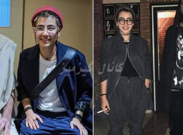 عکس بهاره رهنما در حال سیگار کشیدن
