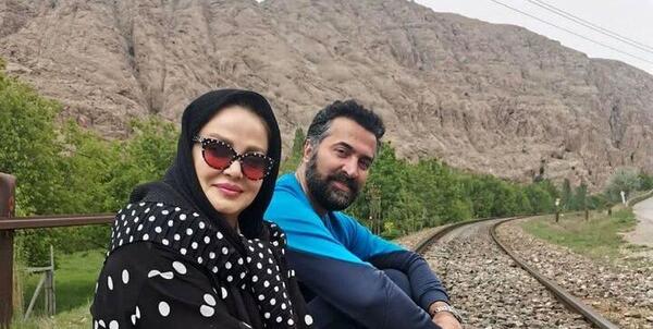 عکس بهاره رهنما در حال سیگار کشیدن