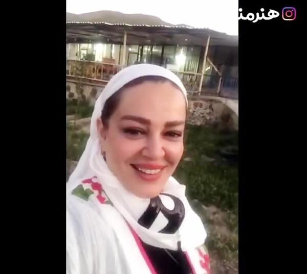 عکس بهاره رهنما در حال سیگار کشیدن