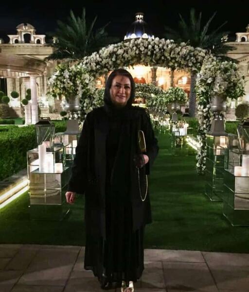 عکس الهام حمیدی در عروسی