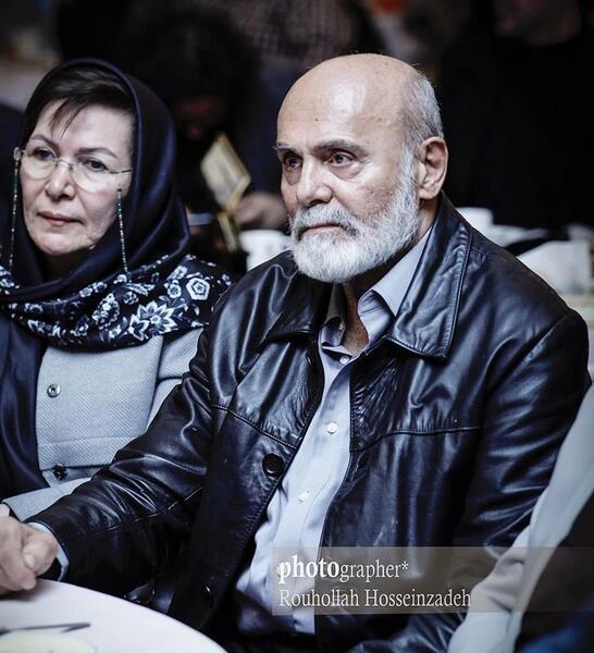 عکس جمشید هاشم پور با دخترش