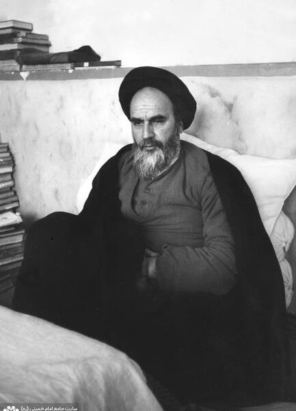 عکس قدیمی خمینی