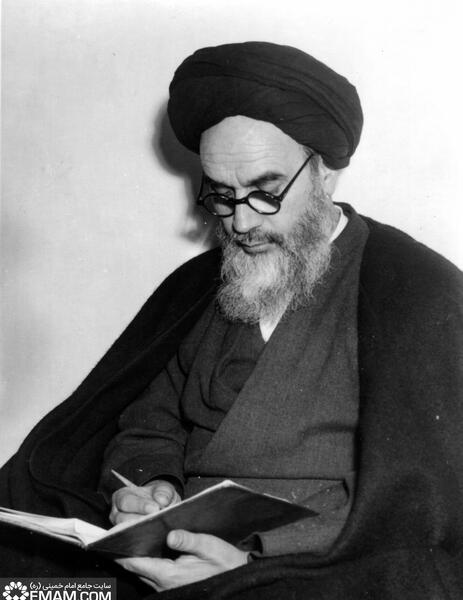 عکس قدیمی خمینی