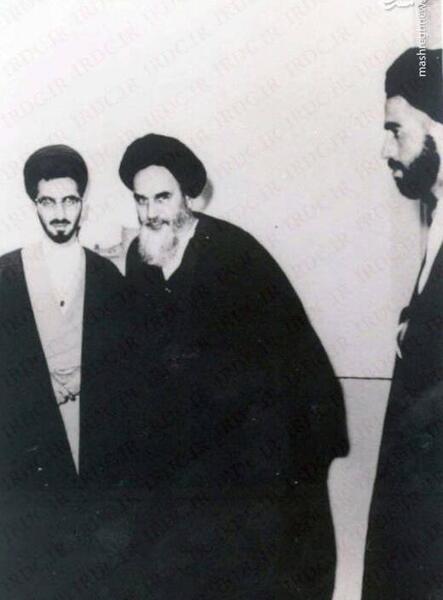عکس قدیمی خمینی