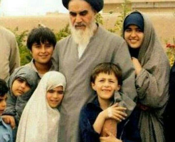 عکس قدیمی خمینی
