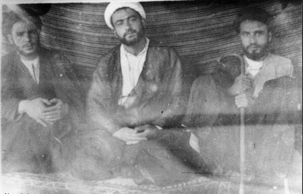 عکس قدیمی خمینی