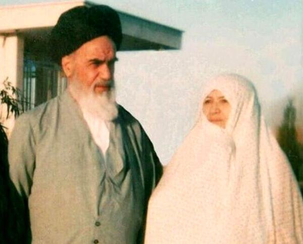عکس قدیمی خمینی