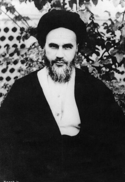عکس قدیمی خمینی