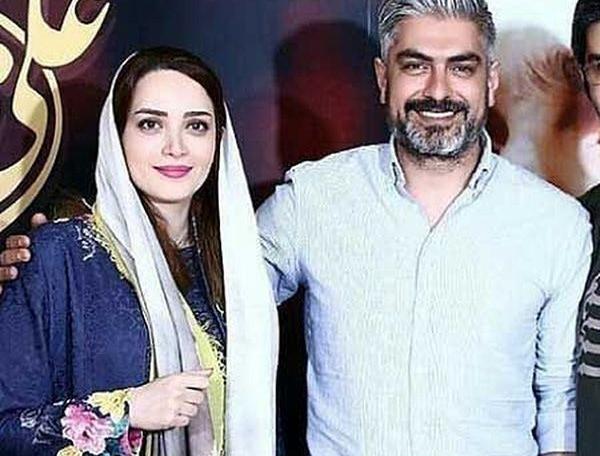 عکس رعنا آزادی ور و شوهرش