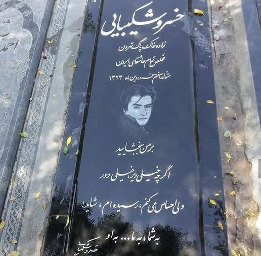 عکس خسرو شکیبایی با متن