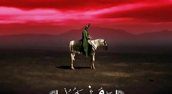 عکس امام حسین موقع شهادت
