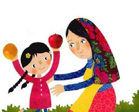 عکس نقاشی دختر دبستانی