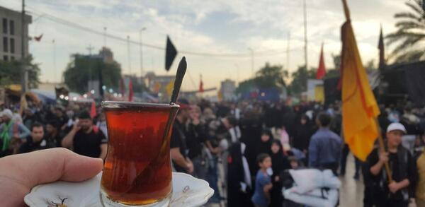 عکس اربعین چای