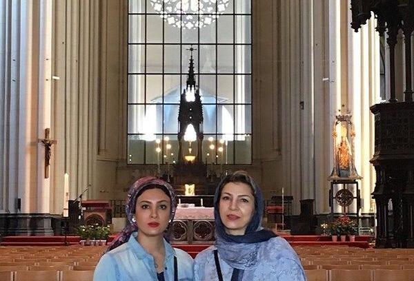 عکسهای حدیثه تهرانی ومادرش