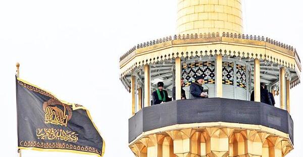 عکس حرم امام رضا در ماه محرم
