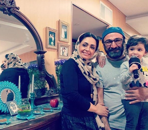 عکس خانوادگی با سفره هفت سین
