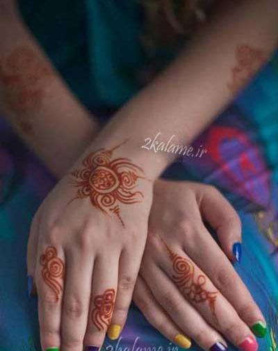 عکس حنای ناخن