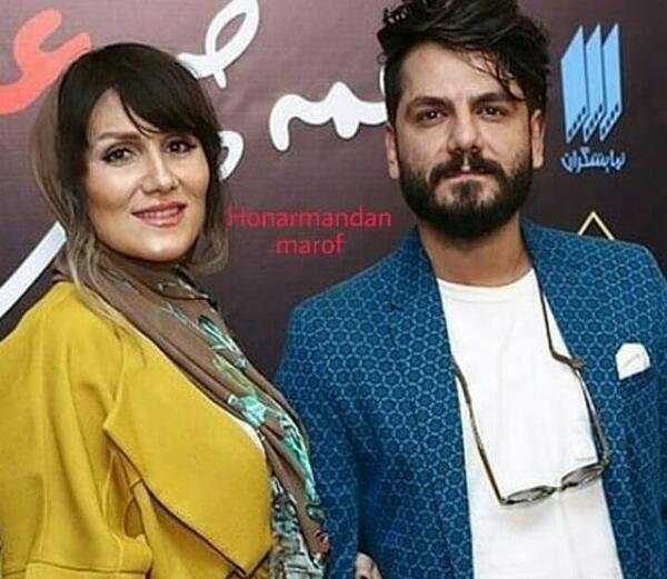 عکس جدید عباس غزالی و همسرش