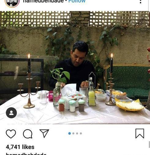 عکس از حامد بهداد در سریال دل