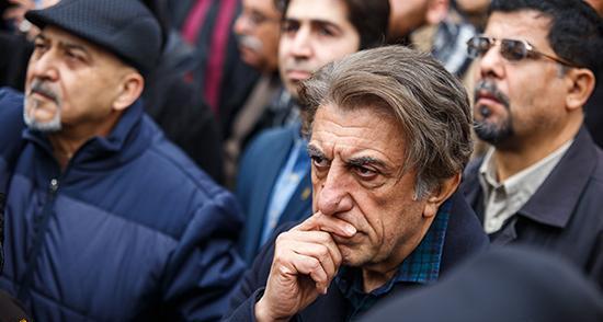 عکس بازیگران در مراسم انوشیروان ارجمند
