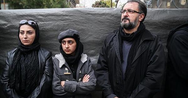 عکس بازیگران در مراسم انوشیروان ارجمند